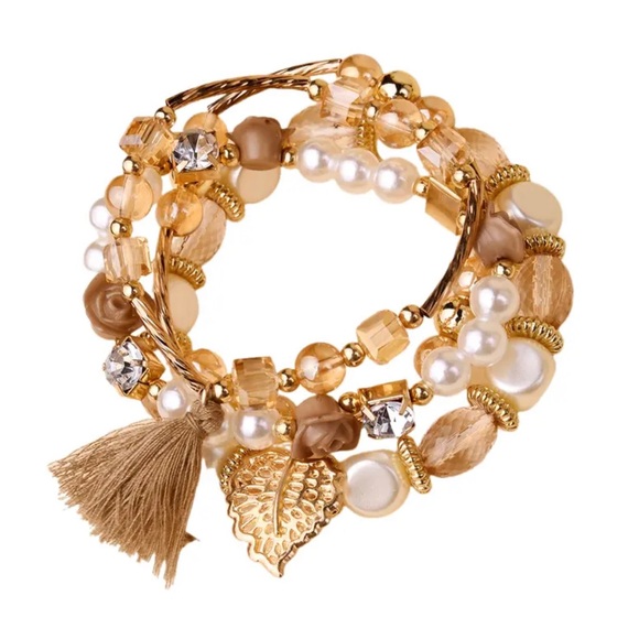 🍉Trending summer Boho style multi bracelet set - Picture 4 of 6